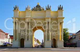 Brandenburger Tor in Potsdam mit Krone