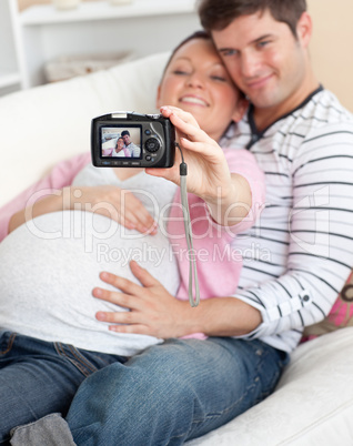 pregnant woman and her husband