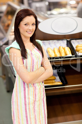 female cook smiling at the camera