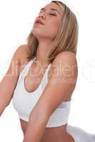 Fitness series - Young woman relaxing