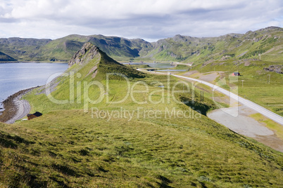 summer norwegian landscape