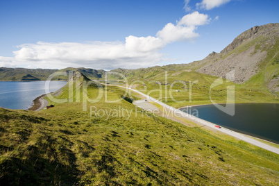 summer norwegian landscape