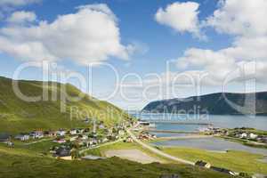 small norwegian fisher's village