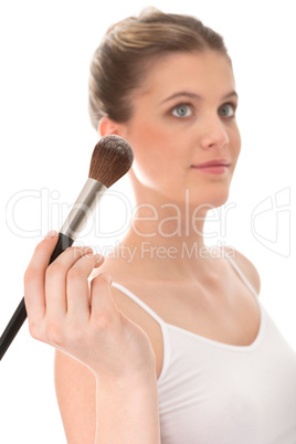 Body care series - Young woman doing make-up