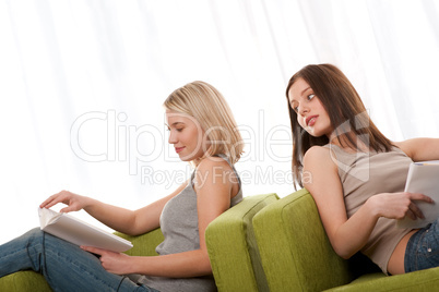 Student series - Two girls reading books