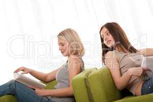 Student series - Two girls reading books