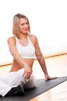 Fitness series - Attractive woman exercising