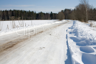 winter road