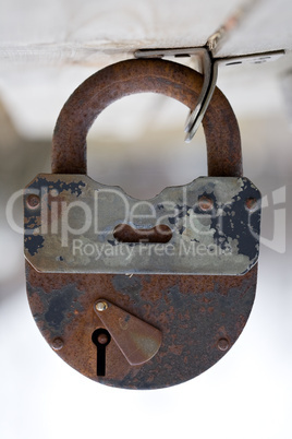 rusty lock