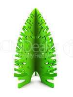 symbolic Christmas tree 3d render