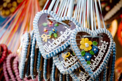 Lebkuchenherzen Oktoberfest