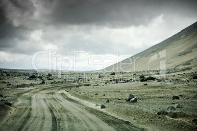 Iceland dirt road