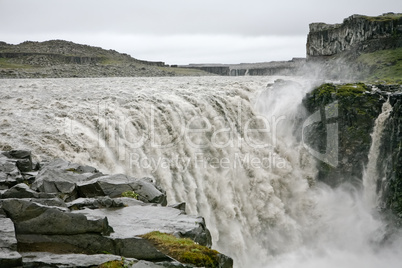 big Iceland waterfall