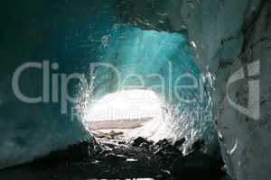 ice cave of Iceland glacier