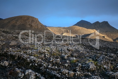 Iceland mountains