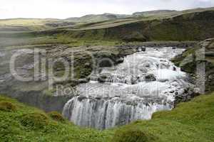 Iceland waterfall