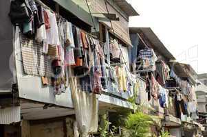 Hanging Cloths in Jakarta