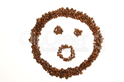 überraschter kaffesmiley