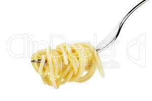 spaghetti auf gabel