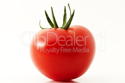 eine rote tomate