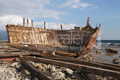 Shipwreck in Bali