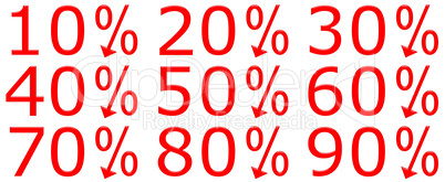 3D Discount Percentages