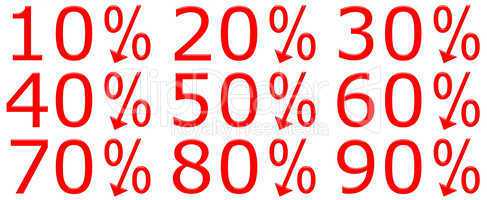 3D Discount Percentages