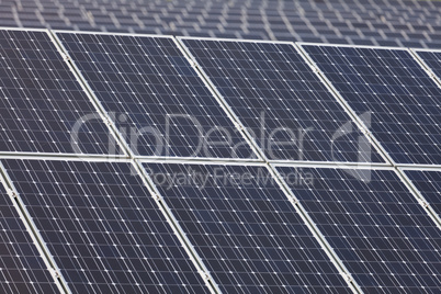 Detail von Solarzellen