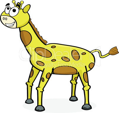 Lustige Giraffe