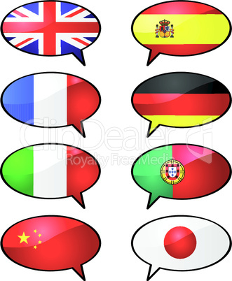 Internationale Sprechblasen