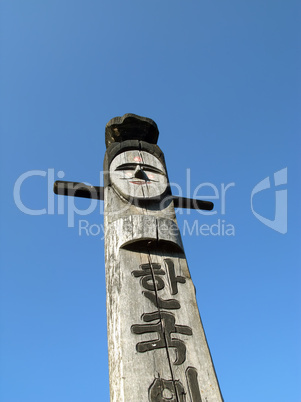 Wooden idol