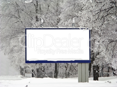Snow billboard Snow billboard