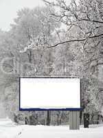 Snow billboard