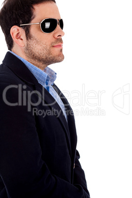 Isolated male with sunglasses