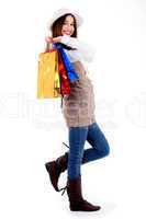 woman doing shopping