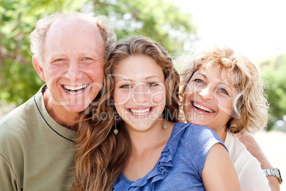 Portrait of happy family