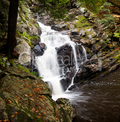 Waconah falls in Berkshires