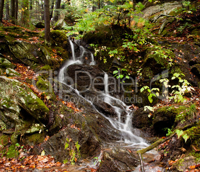 Waconah falls in Berkshires