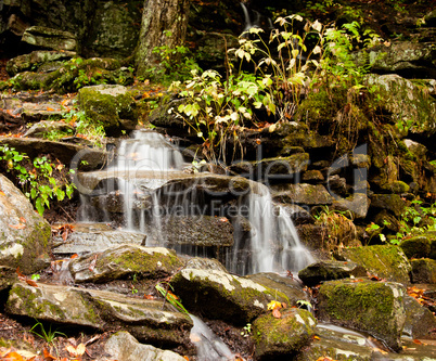 Waconah falls in Berkshires