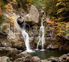 Bash Bish falls in Berkshires