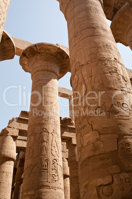 columns of Karnak Temple, Egypt, Luxor