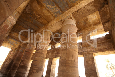 columns of Karnak Temple, Egypt, Luxor