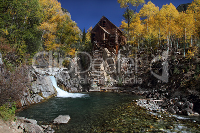 The Crystal Mill In Fall