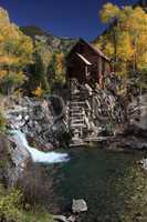The Crystal Mill In Fall
