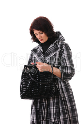 woman with bag
