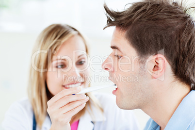 female doctor with patient