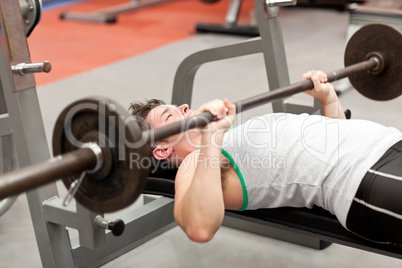 muscular young man