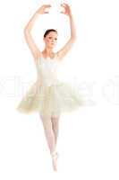 Female ballet dancer dancing