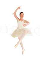 Beautiful ballerina dancing