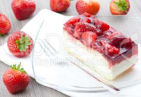frischer Erdbeerkuchen / fresh strawberry cake
